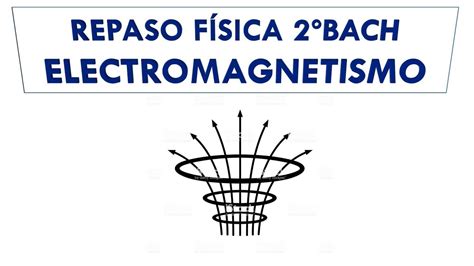 Física 2º BACH REPASO BLOQUE 2 ELECTROMAGNETISMO YouTube