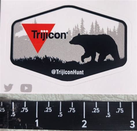 Trijicon Hunt Red Dot Optic Rifle Scope Vinyl Sticker Decal Shot Show