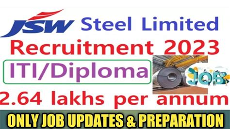 JSW Steel Limited Recruitment 2023 Indian Recruitment 2023 JSW