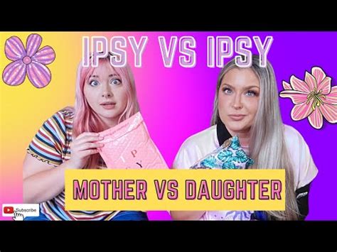 IPSY VS IPSY MOTHER VS DAUGHTER IPSY GLAMBAG AUGUST 2022 UNBOXING