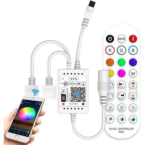 Nouveau contrôleur de Ruban LED WiFi RGB avec télécommande de Musique