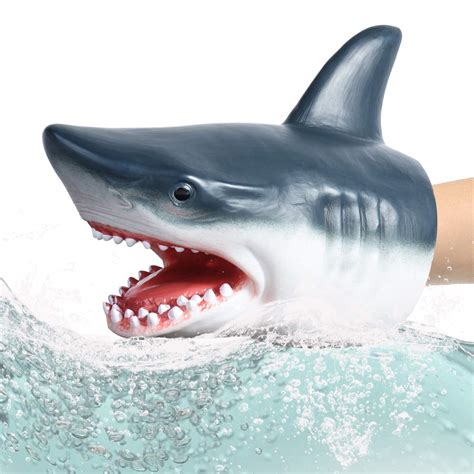 Buy Tecesy Shark Puppets 2 Pack Soft Rubber Realistic Shark Hand