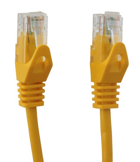 Cavo Di Rete Patch In CCA Cat 6 Giallo UTP 1 5m Cavi Patch Categoria 6