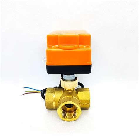 1 2 3 4 1 1 1 2 Brass Electric Ball Valve Three Wire Two