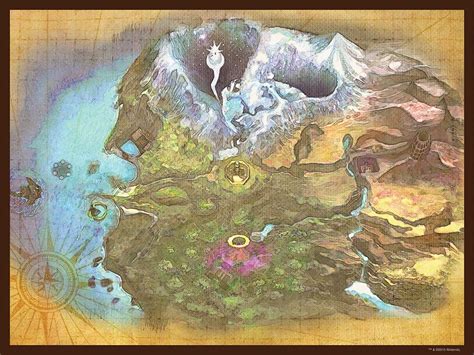 The Legend Of Zelda Majoras Mask Termina Map Collectors Puzzle 550 Pieces The Gaming Shelf