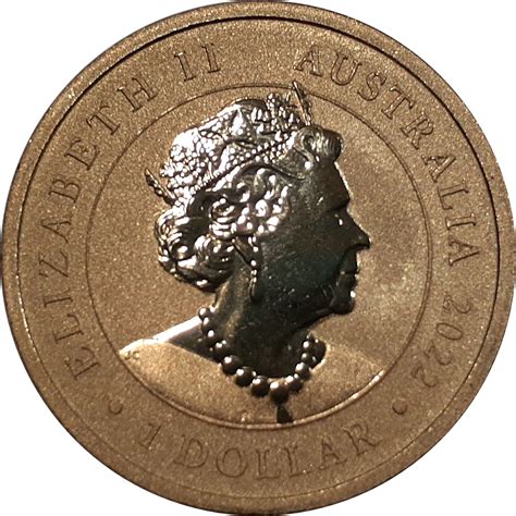 1 Dollar Elizabeth Ii 6th Portrait Lest We Forget Kokoda Trail