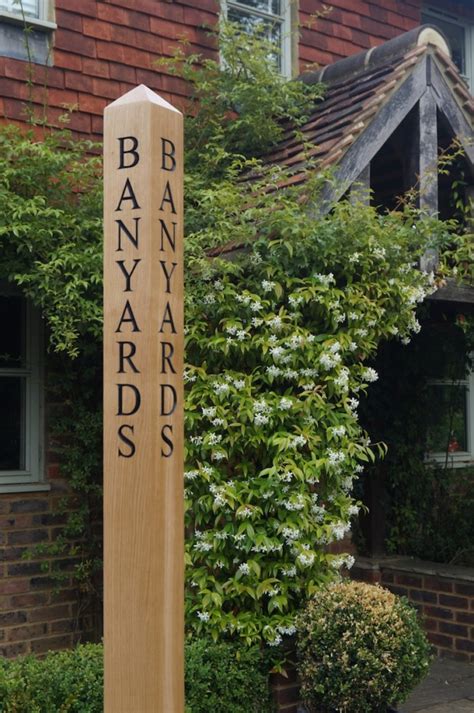 Personalised Wooden Sign Posts