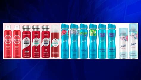 Some Old Spice And Secret Deodorants Recalled After Cancer Causing Chemical Is Detected Wsvn