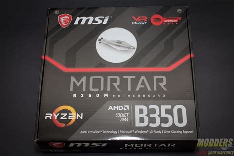 MSI B350M Mortar AM4 Motherboard Review - Modders Inc