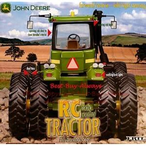 Funny Kids Toys: John Deere 24" Remote Control Tractor - 27 MHz