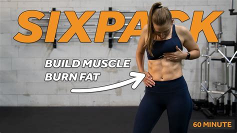 BUILD BURN 60 Min SIXPACK Workout HIIT X ABS No Equipment 152