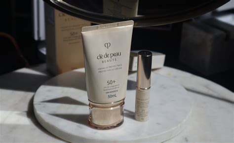 Cle De Peau Beaute Uv Protective Cream Spf 50 Lip Treatment Spf25 Review The Velvet Life