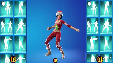 Fortnite Jolly Jammer Skin Showcase With Icon Series Dances And Emotes