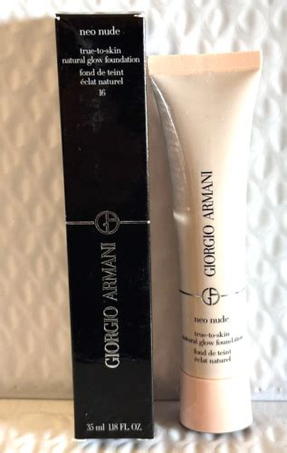 Giorgio Armani Neo Nude True To Skin Natural Glow Foundation 16 1 18oz 35 Ml Ebay