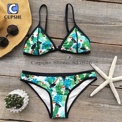 Buy Cupshe Clear Conscience Bikini Set Women Summer