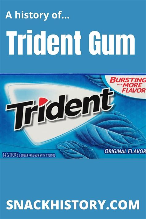 Trident Gum (History, Ingredients, Pictures & Commercials) - Snack History