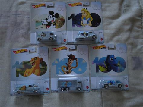 Hot Wheels Premium Disney Years Complete Set Of