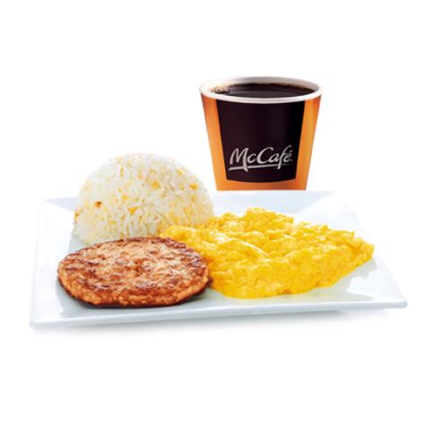 Sausage Platter With Rice By Mc Donalds