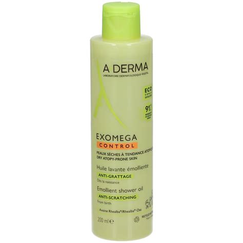 A Derma Exomega Control Huile Lavante Émolliente Anti Grattage 200 ml