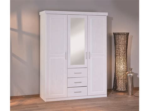 Armoire Geraldo Fonctionnelle Portes Tiroirs Niches Et Penderies