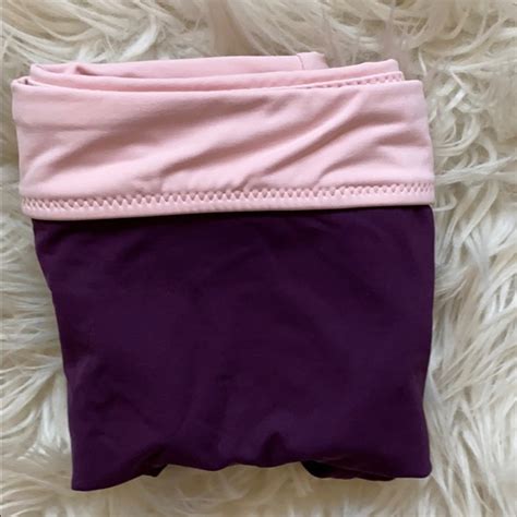 Athleta Swim Athleta Bikini Mod Block Purple Pink Swim Bottom Poshmark