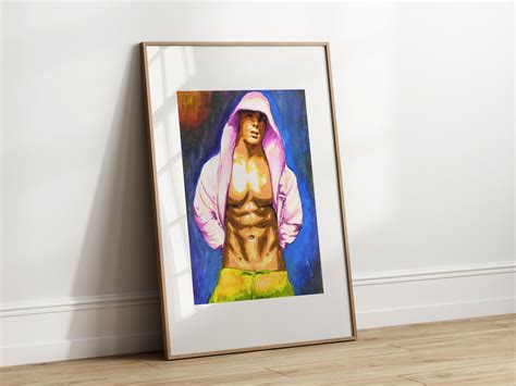 Homoerotic Gay Art Set Of Watercolor Water Prints Queer Etsy