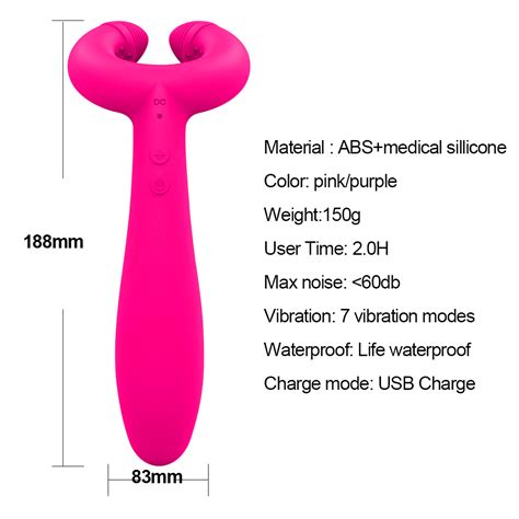 Satisfyer Partner Multifun 3 Motor Dildo Rabbit Vibrator Red