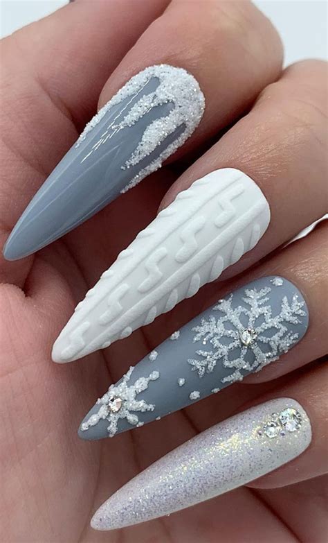 Winter Nail Ideas 50 The Best Winter Nail Art Design Ideas Nail Art