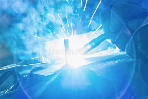 Inert gas welding stock photo. Image of repair, industrial - 238044492