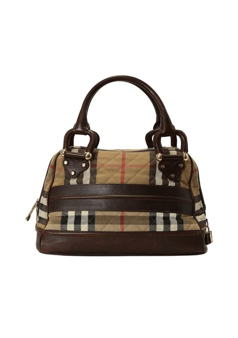 Bolsa Burberry Large House Check Manor Bag Original Gringa