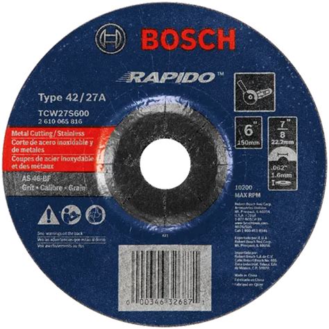 Bosch Metal Cutting Wheels 6 Inch At Rs 120 Piece In Mumbai ID