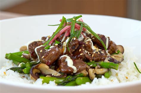 Sweet And Spicy Steak Rice Bowl — Ethan