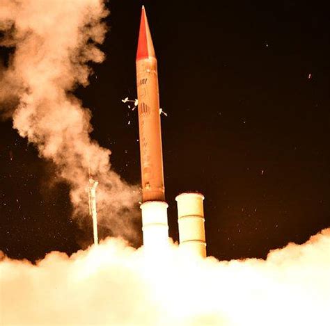 Israel Announces Successful Test Of The Arrow 3 Missile System CTech