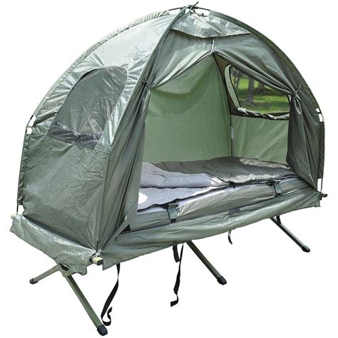 Camping Cot Tent Bed Pop Up Folding Portable Cool Camping Gear