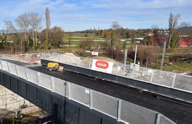 Mise en service du nouveau Pont Neuf à Ville la Grand le 11 janvier