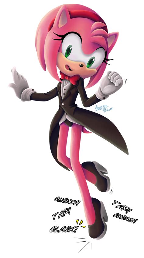 Com Amy Rose Tap Dancing By Xxsunny Bluexx On Deviantart