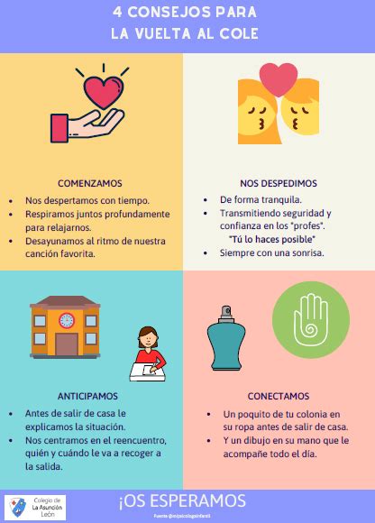 Consejos Para La Vuelta Al Cole En Infantil Y Primaria