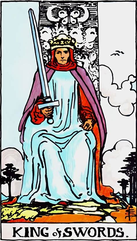 King Of Swords Tarot Card Meaning Commanding Authority Truth