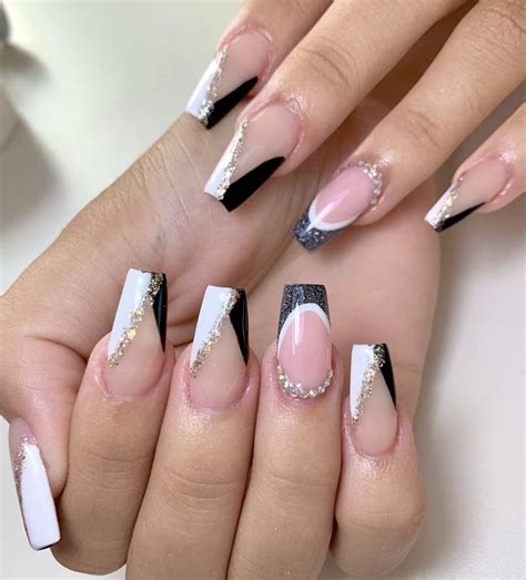 Gel Nails Nail Art Kay Makeup Beauty Manicure Ideas Black Nails