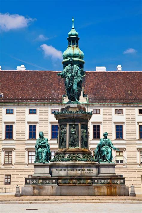 Monumento All Imperatore Franz Joseph I A Vienna Immagine Stock