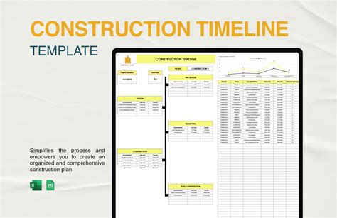 Construction Timeline Template in Pages, PDF, Word, Google Docs ...