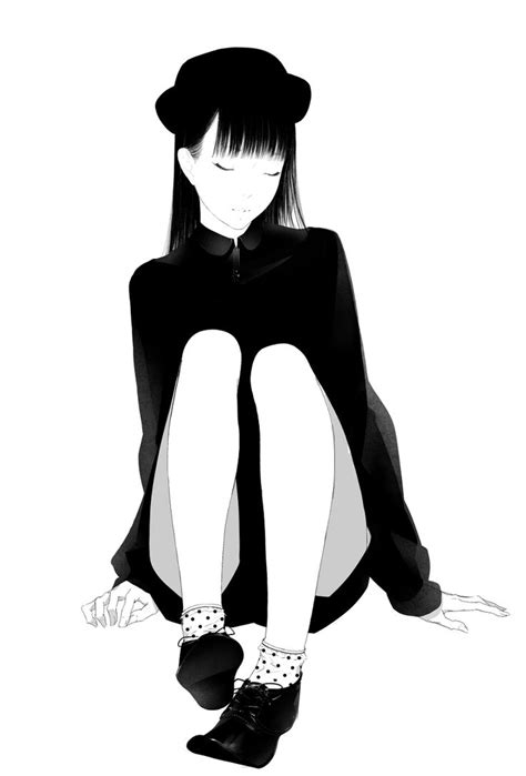 デジタル [10] | Рисунки с персонажами, Черно-белое, Искусство