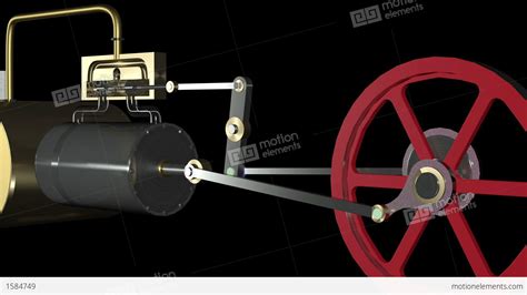 Steam Engine Animation Loop HD Stock Animation | 1584749