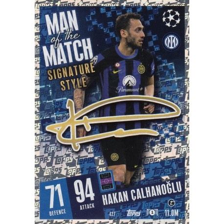 Comprar Trading Card Hakan Çalhanoğlu Inter Milan Man of the Match