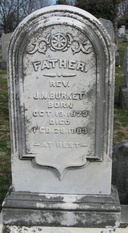 Rev Jacob Neff Burket 1823 1883 Find A Grave Memorial