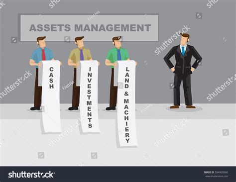 Cartoon Business Professional Faces Long List Stock Vector Royalty