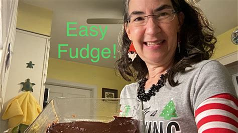 Easy Microwave Fudge Recipe 5 Simple Ingredients Youtube