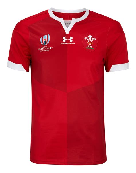 Under Armour Adult Wales Rwc Home Jersey Life Style Sports