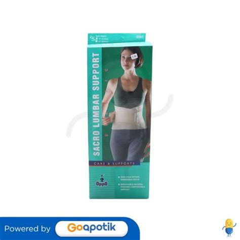 Oppo Sacro Lumbar Support Size Xxl Kegunaan Efek Samping Dosis