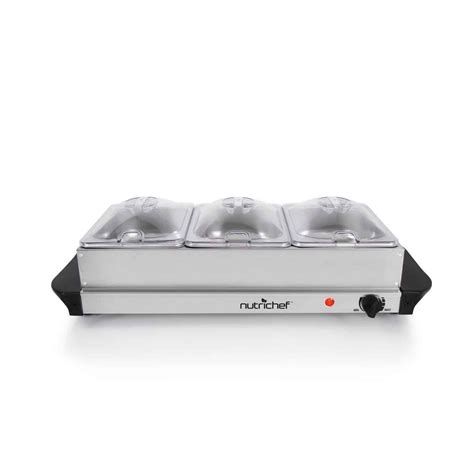 NutriChef Hot Plate Food Warmer And Buffet Server Chafing Dish Set Best Buffet Buffet